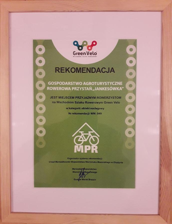 Gospodarstwo Agroturystyczne Rowerowa Przystan "Jankesowka" Lidzbark Warmiński Exteriér fotografie